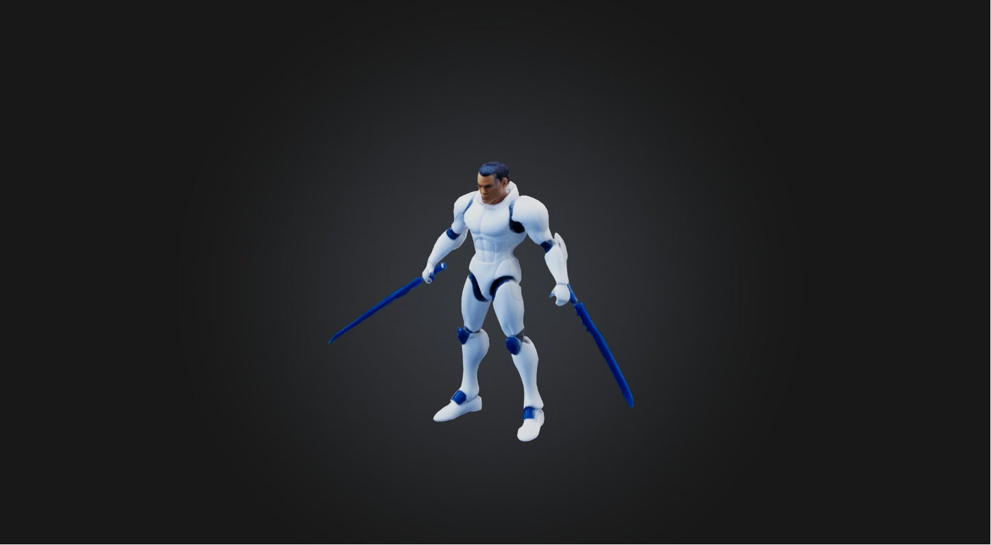 3D model Action figure VR / AR / low-poly