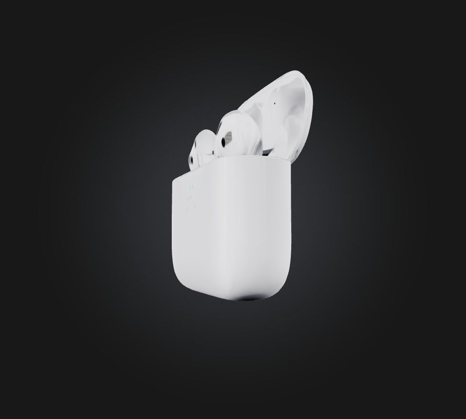 3D model Airpods VR / AR / low-poly