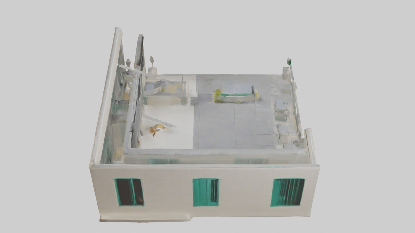 3D model Animalshelter Model 1 VR / AR / low-poly