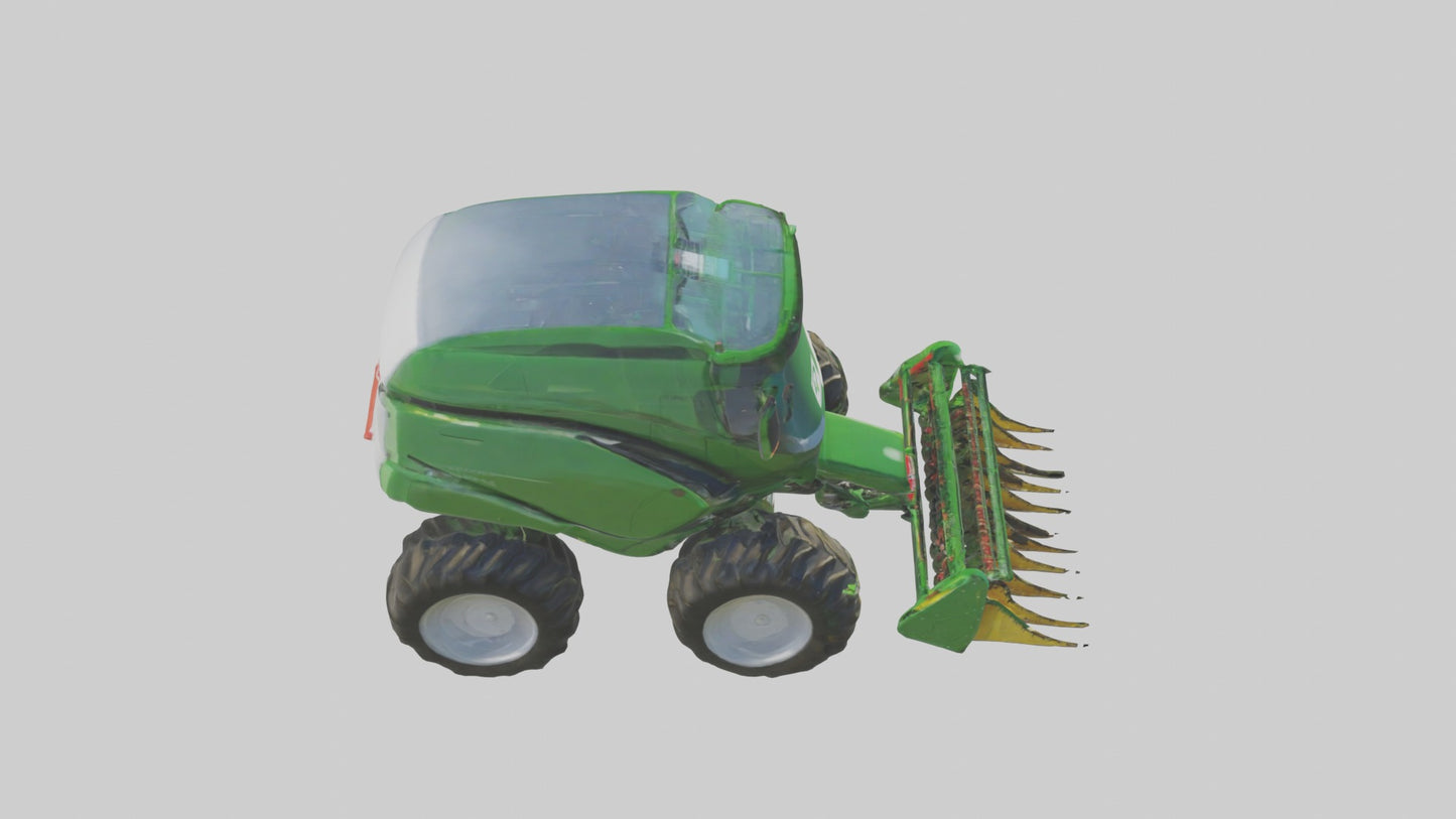 3D model Automated Farm Harves 1 VR / AR / low-poly
