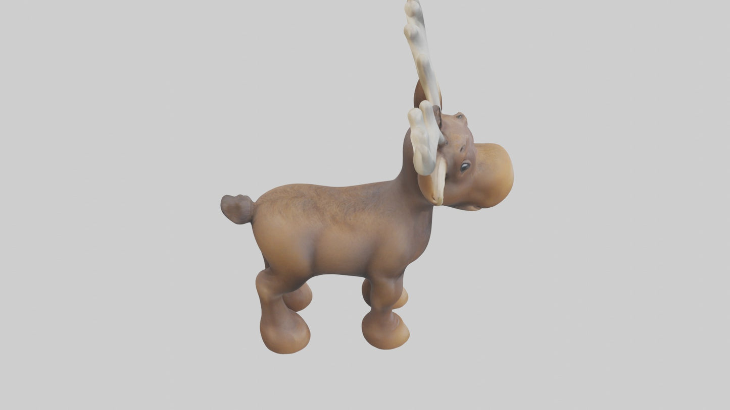 3D model Babymoose Model 1 VR / AR / low-poly