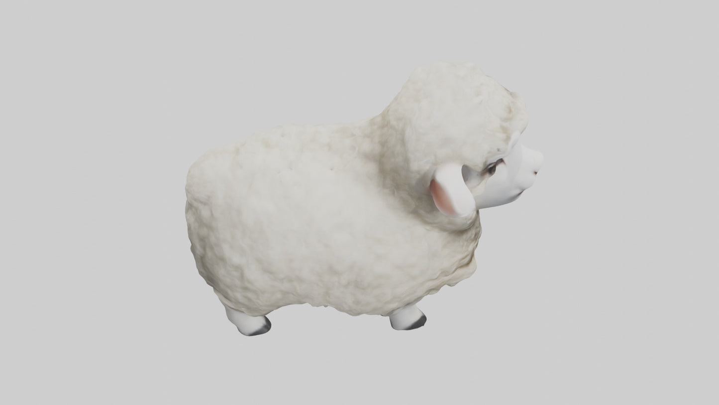 3D model Babysheep Model 1 VR / AR / low-poly