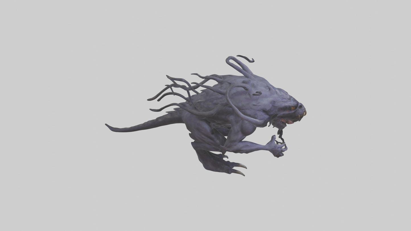 3D model Beast from the Void model VR / AR / low-poly