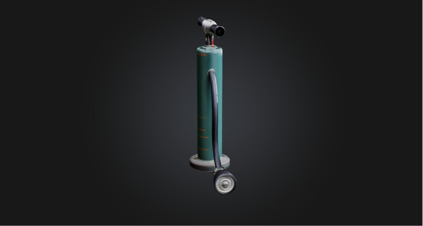 3D model Bicycle pump VR / AR / low-poly