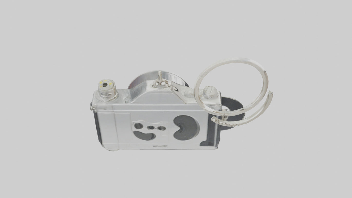 3D model Camera film reel keychain model VR / AR / low-poly