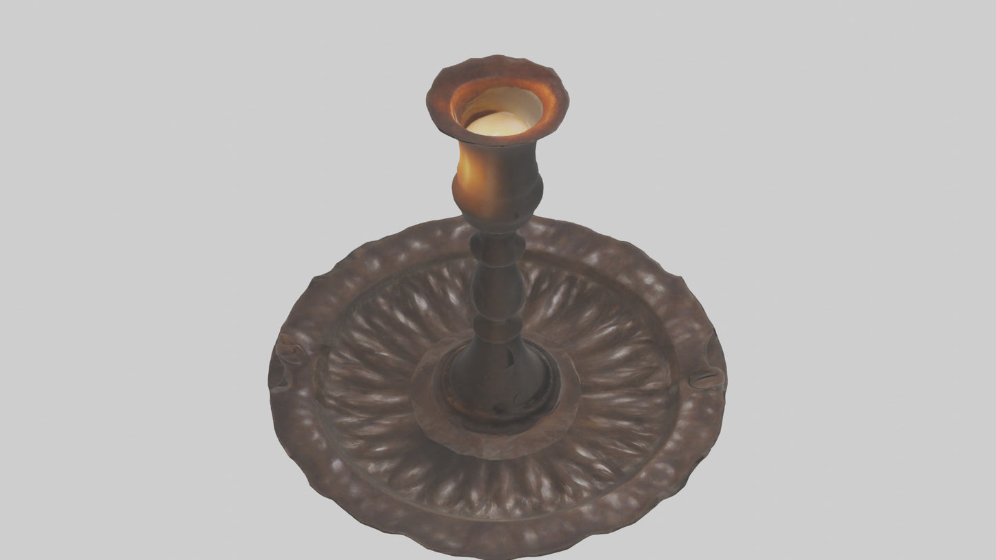 3D model Candle Holder model VR / AR / low-poly
