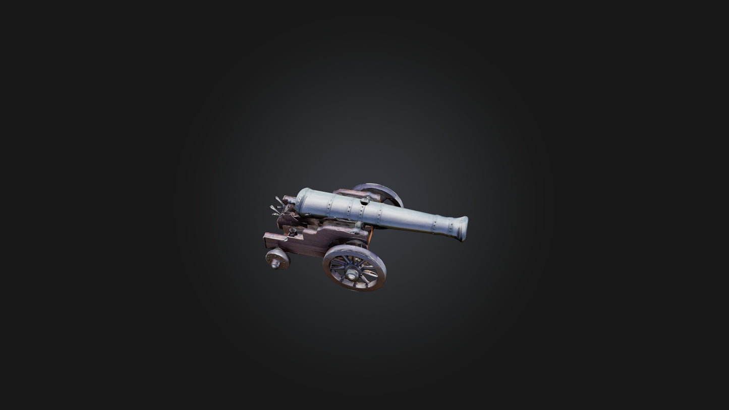 Cannon 3D model