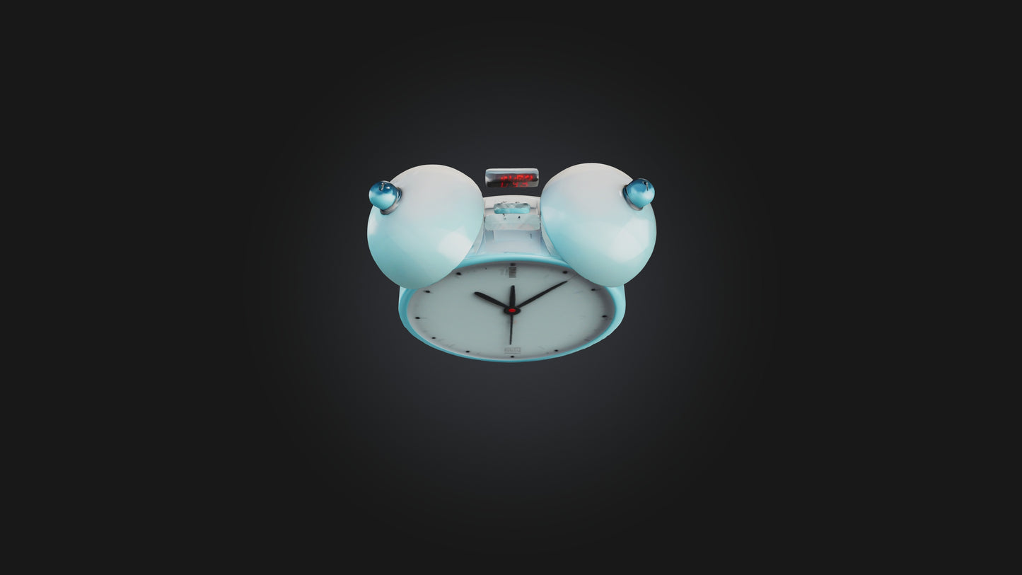 Cartoon Alarm Clock 3D model