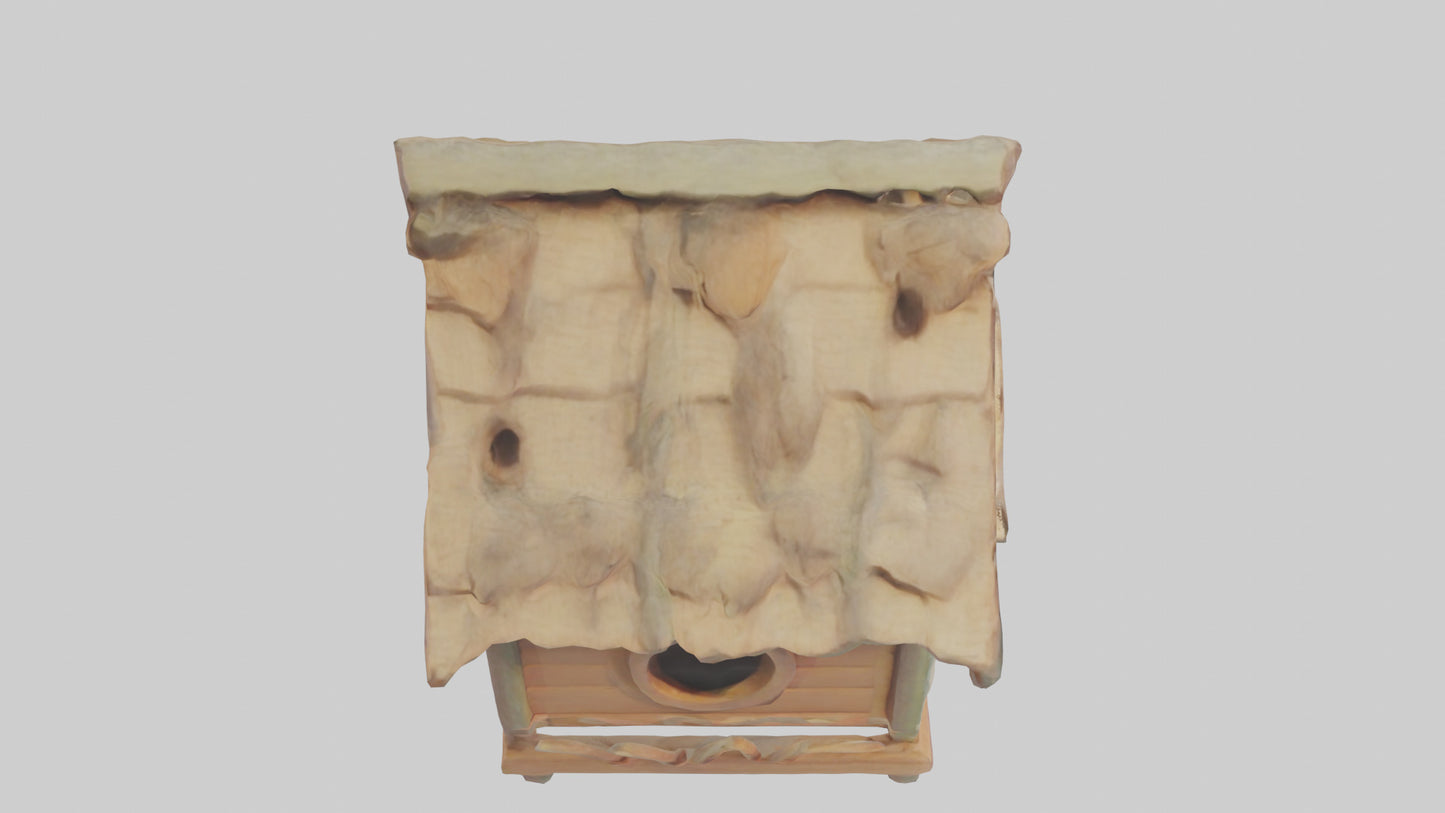 Cartoon Bird House model 3D model