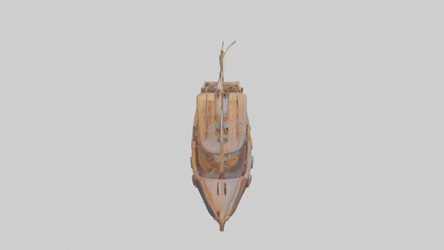 Cartoon Boat model 3D model