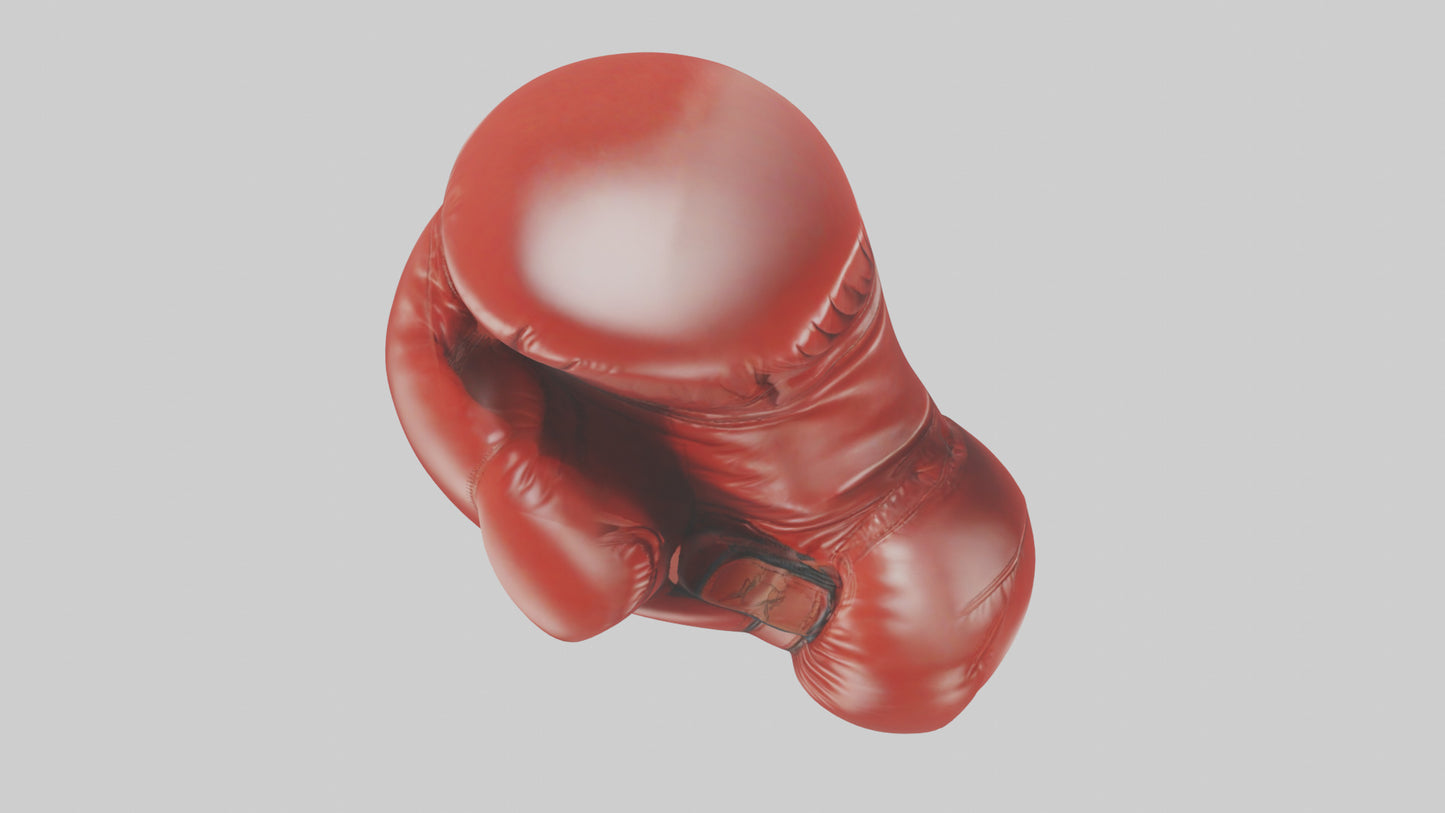 Cartoon Boxing Glove model 3D model
