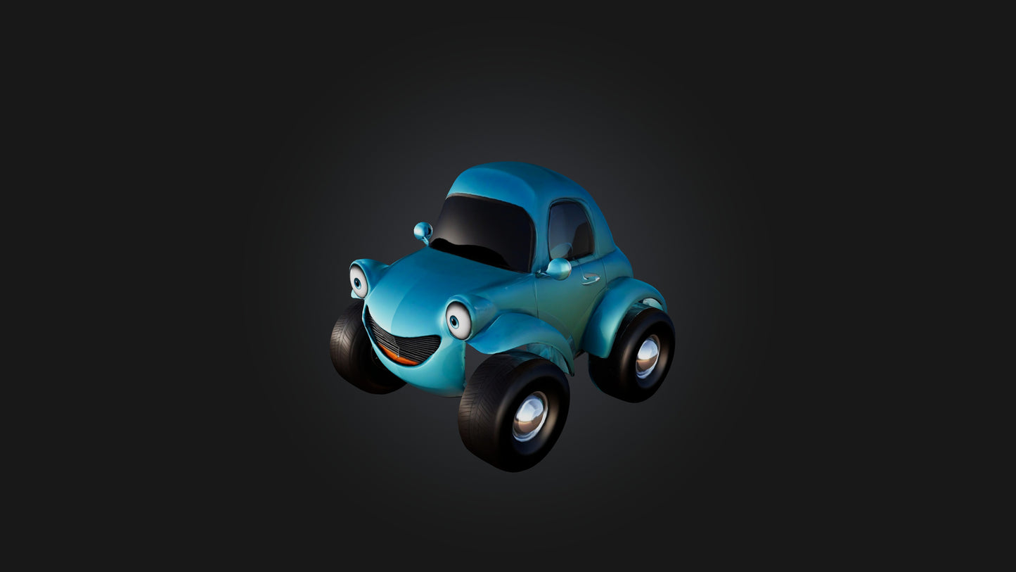 Cartoon Car 3D model