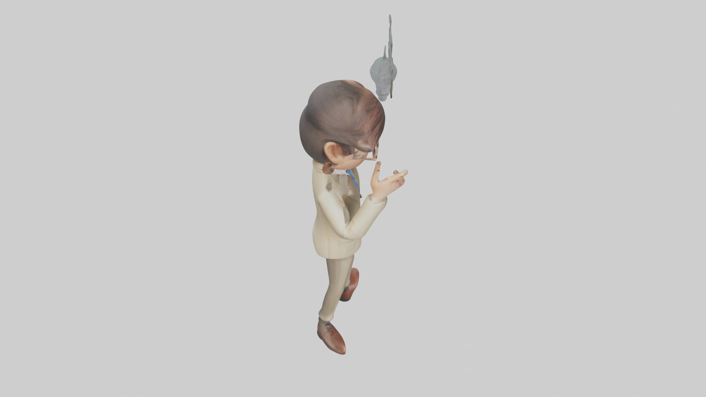 Cartoon Interpreter model 3D model