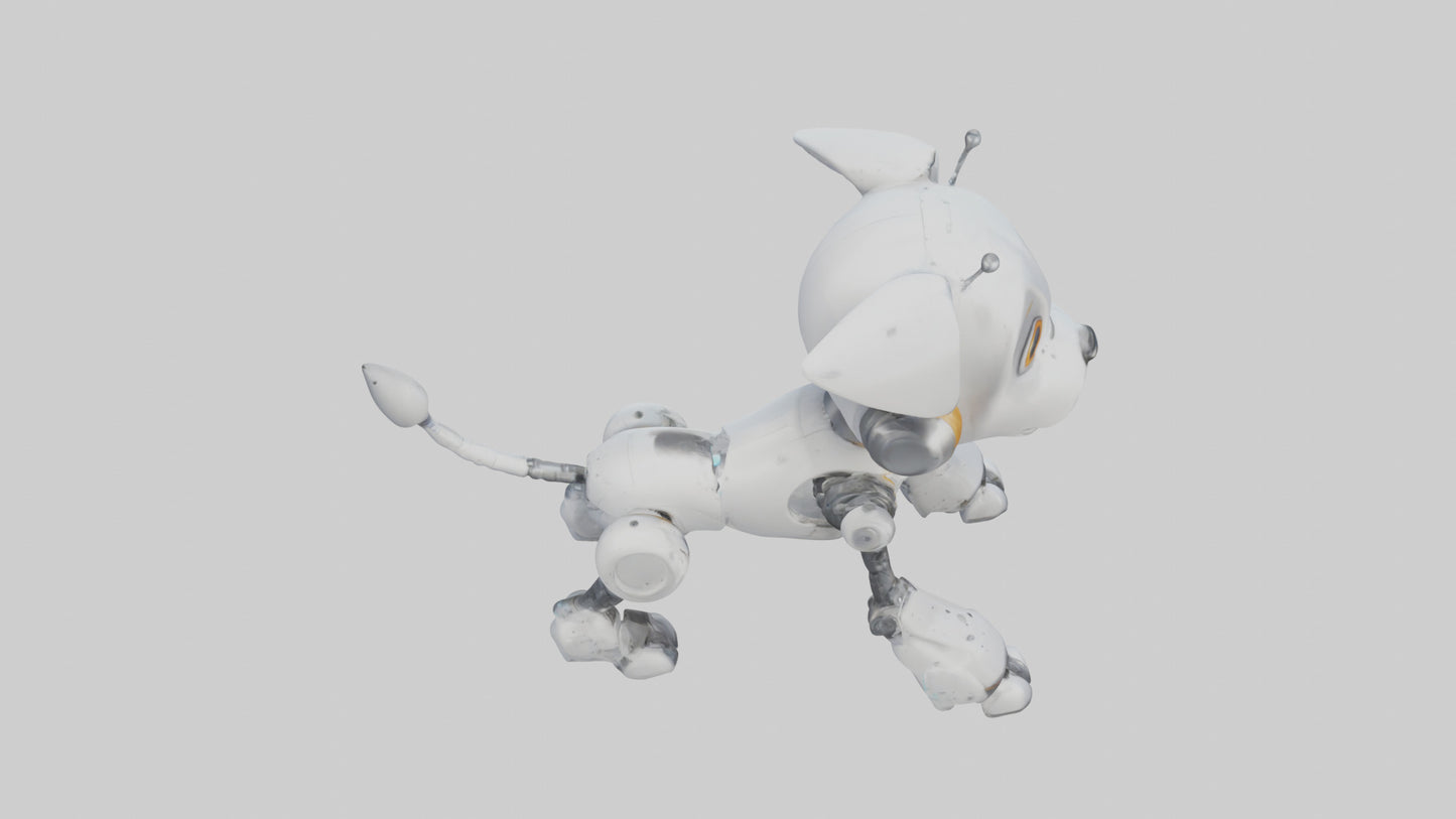 Cartoon Robot Dog model 3D model