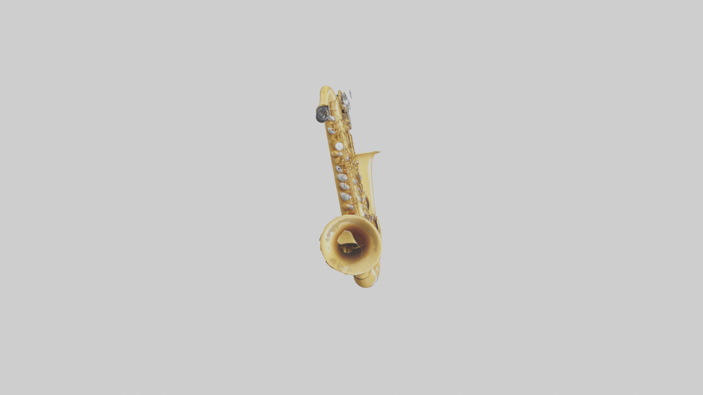 Cartoon Saxophone model 3D model