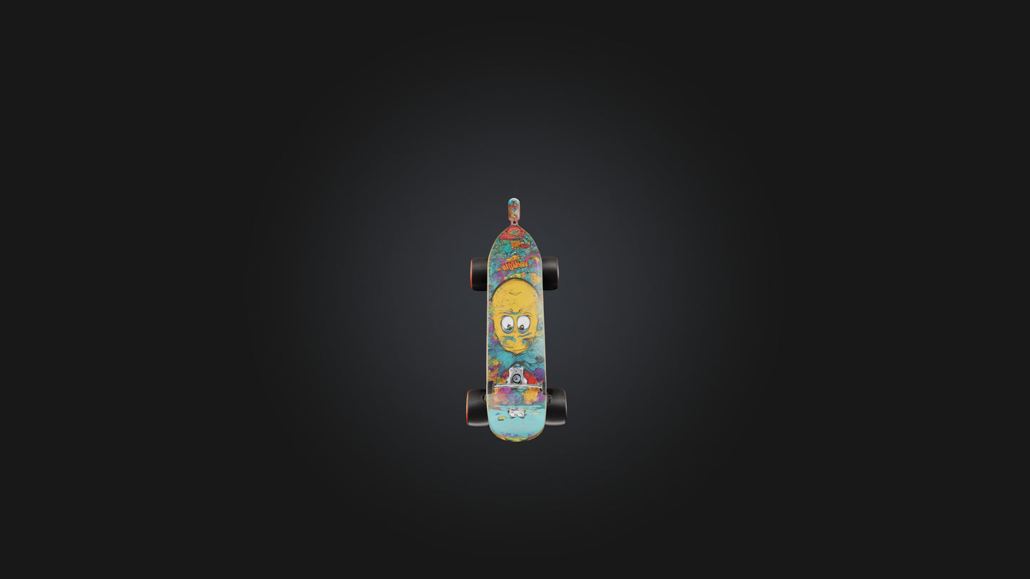 Cartoon Skateboard 3D model