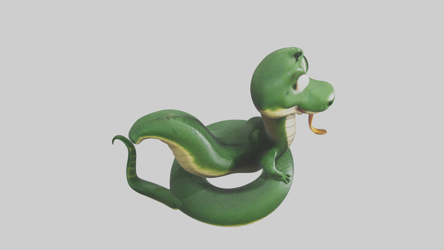 Cartoon Snake model 3D model