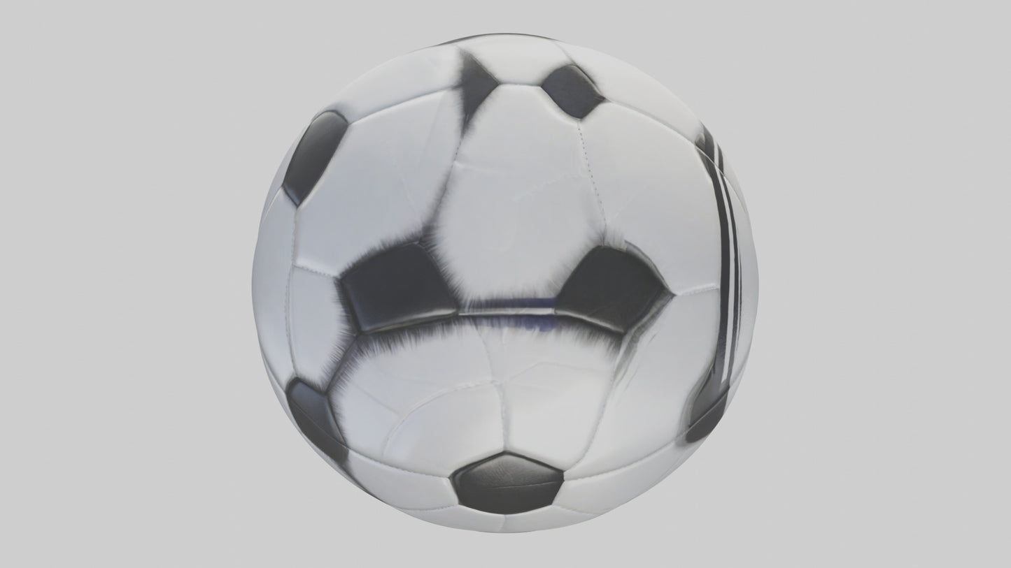 Cartoon Soccer Ball model 2 3D model