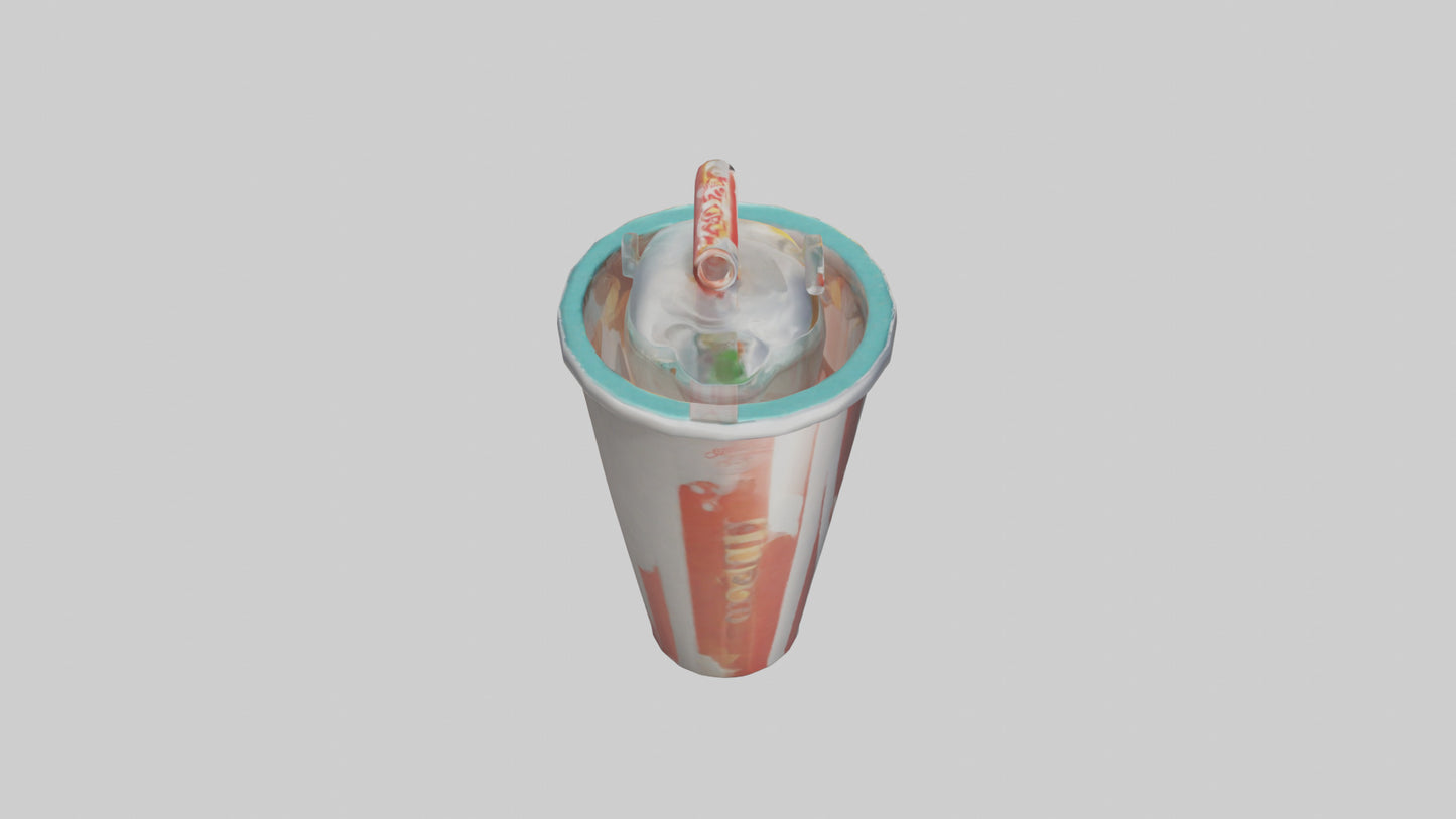 Cartoon Soda Cup model 3D model