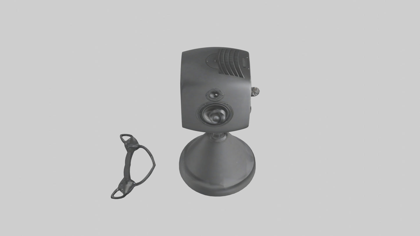 Cartoon Speaker Stand model VR / AR / low-poly