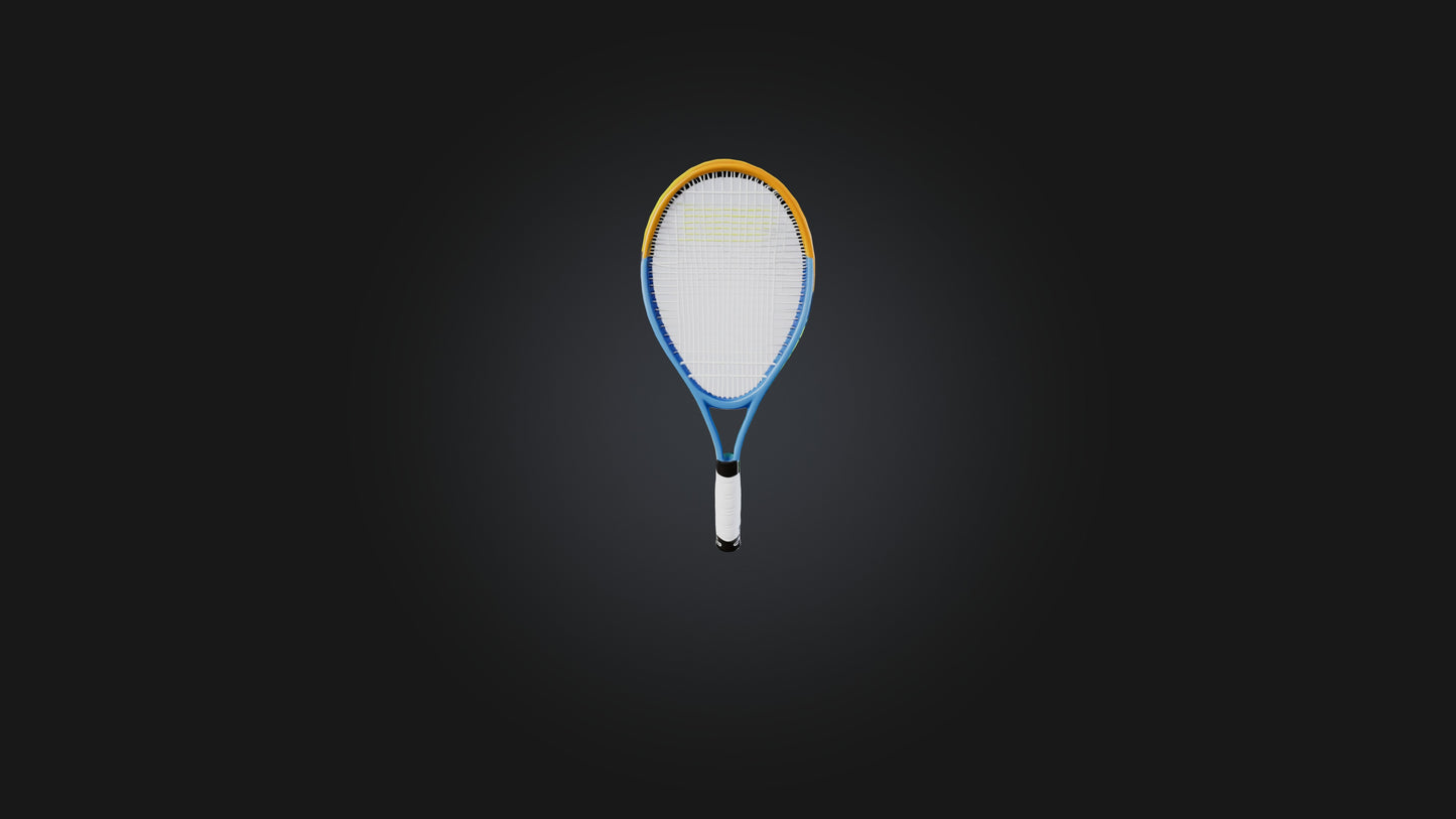 3D model Cartoon Tennis Racket VR / AR / low-poly