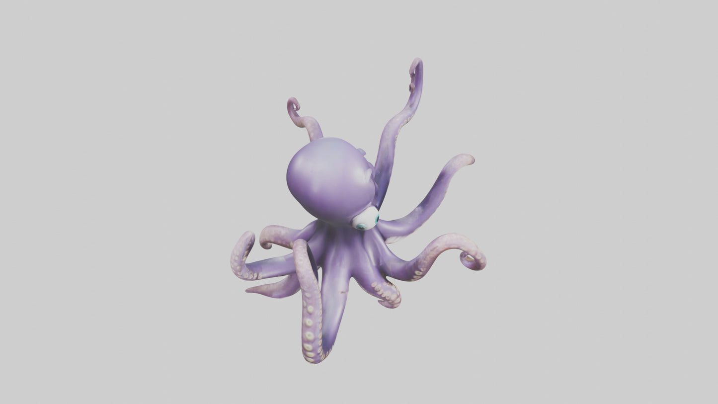 Cartoon Tentacle model 3D model