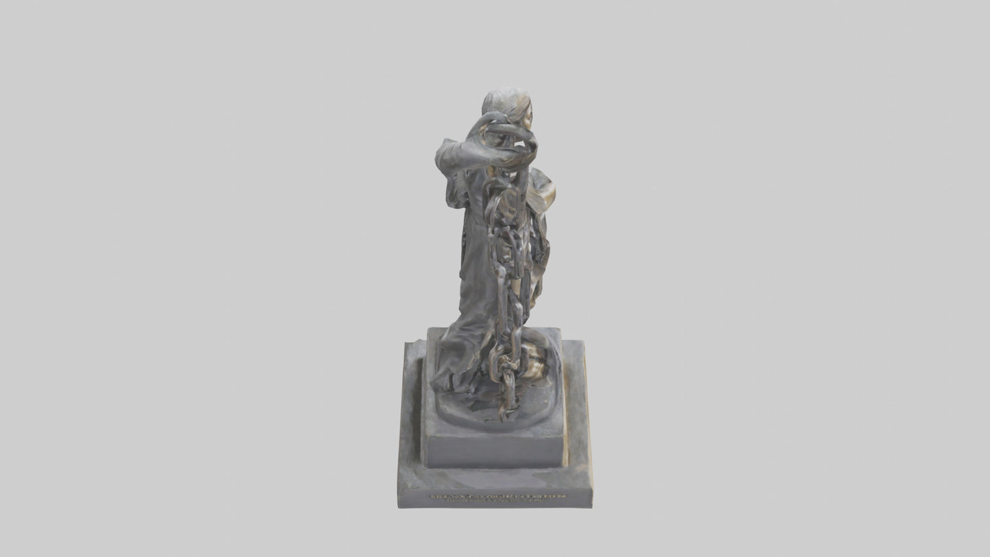 Chain of Freedom Statue Model VR / AR / low-poly