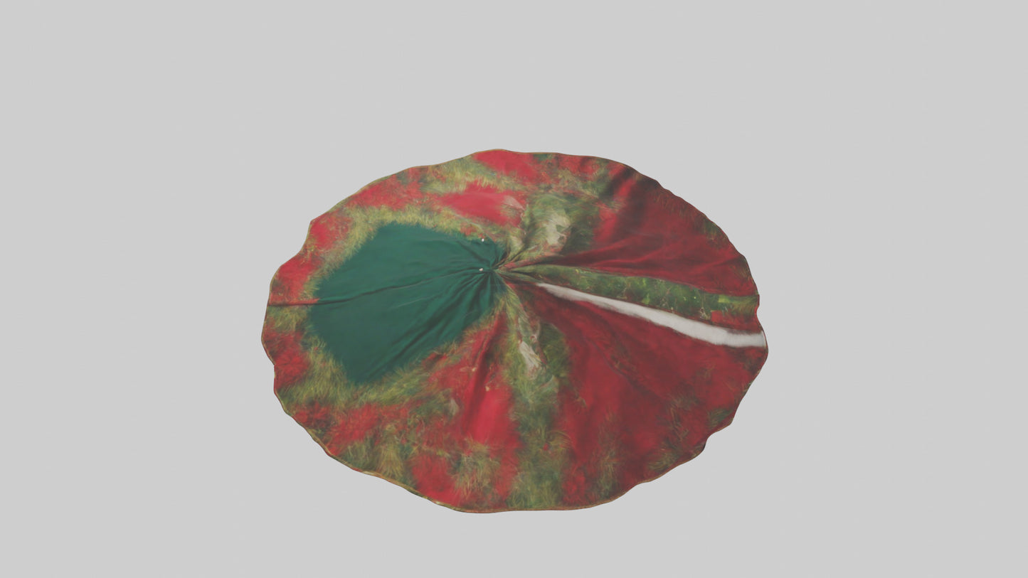 Christmas Tree Skirt model VR / AR / low-poly