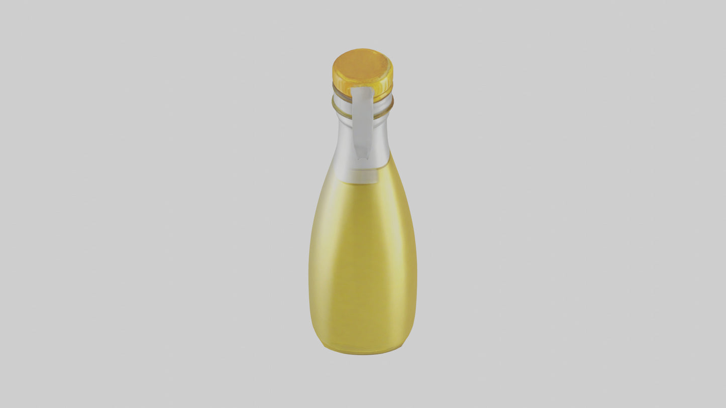 Cooking Oil Bottle model VR / AR / low-poly