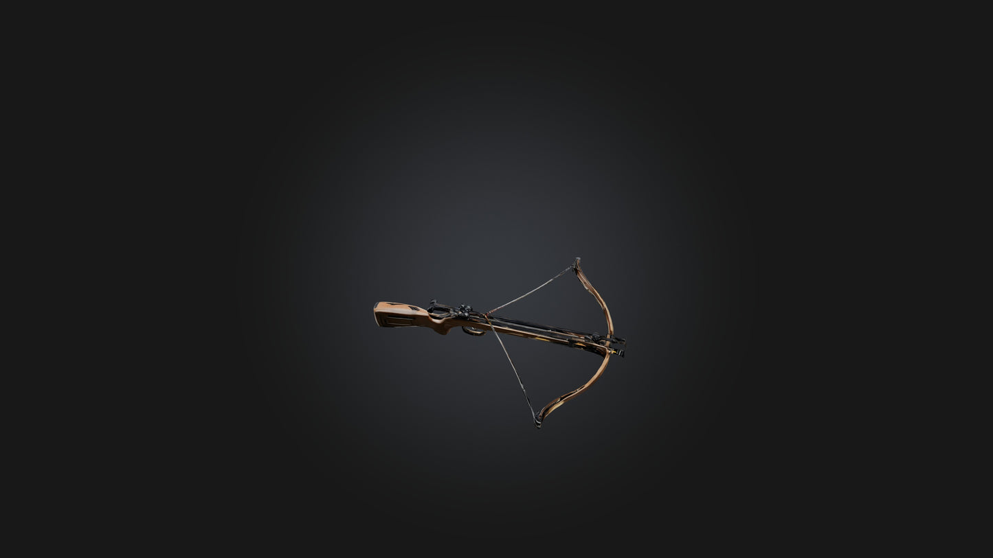 3D model Crossbow VR / AR / low-poly