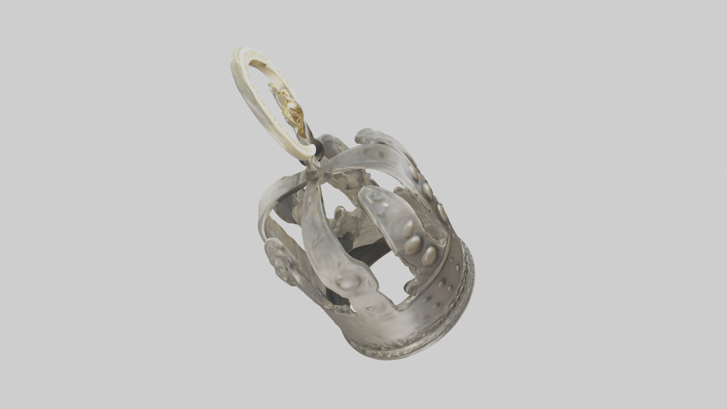 3D model Crown keychain model VR / AR / low-poly