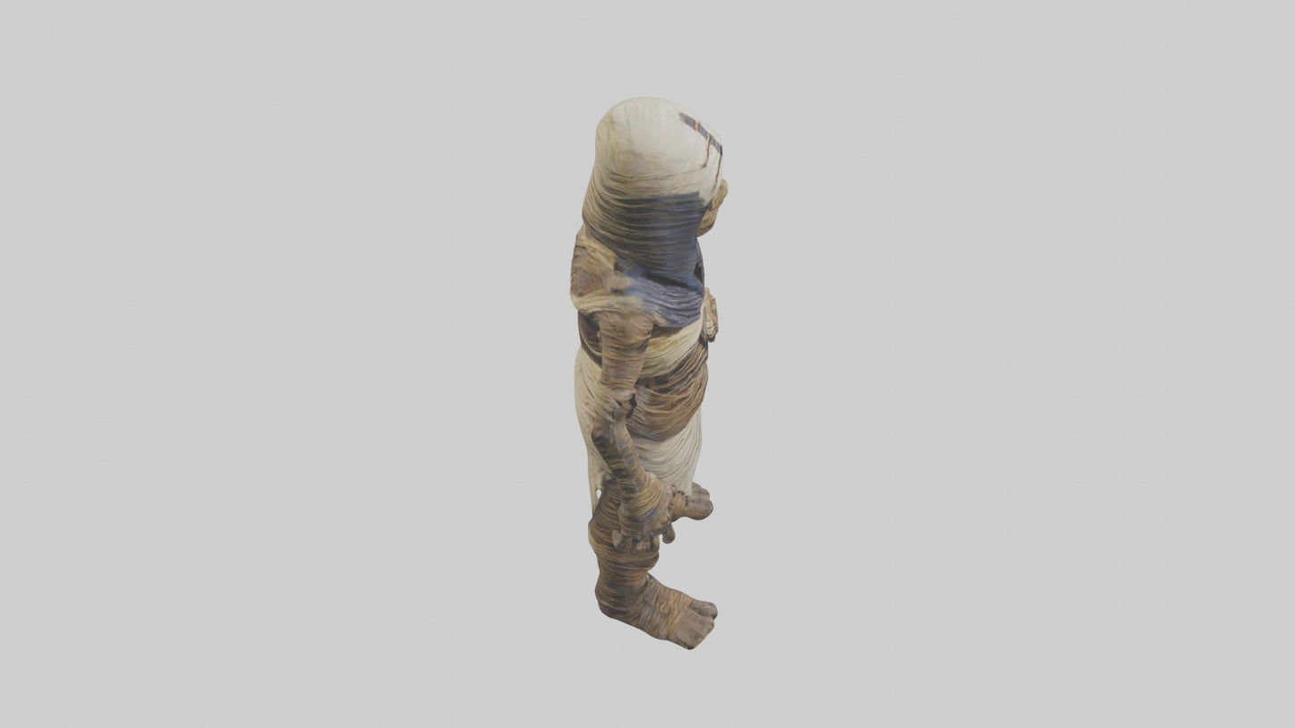 Cursed mummy model VR / AR / low-poly