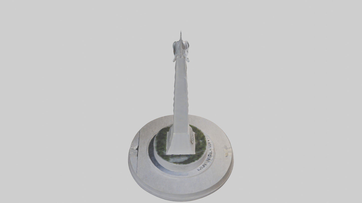 3D model Dawn of Peace monument model VR / AR / low-poly