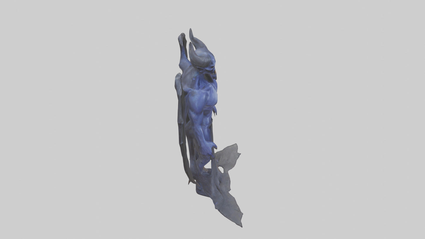 Demon of Night model VR / AR / low-poly