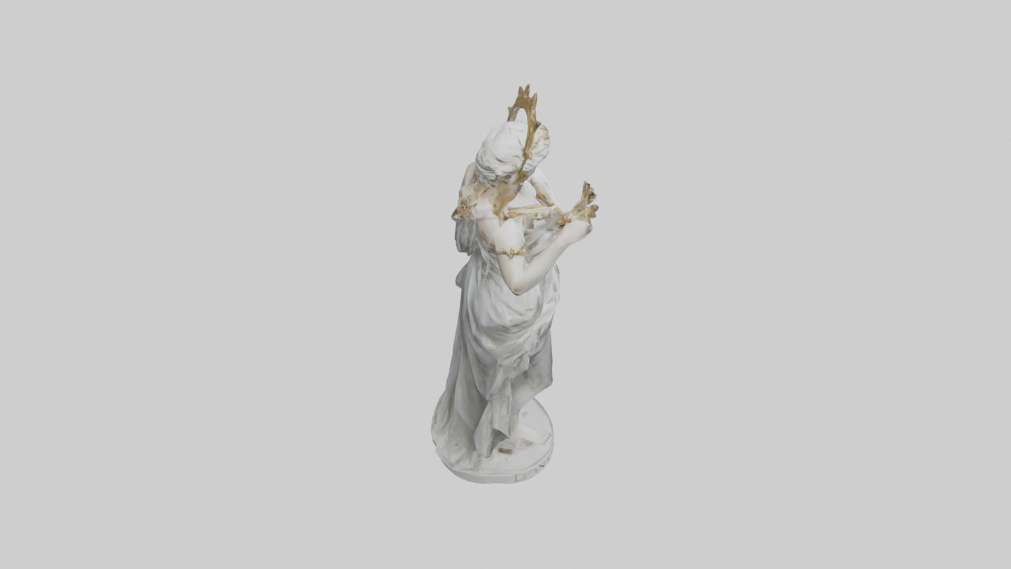 3D model Diana statue model VR / AR / low-poly