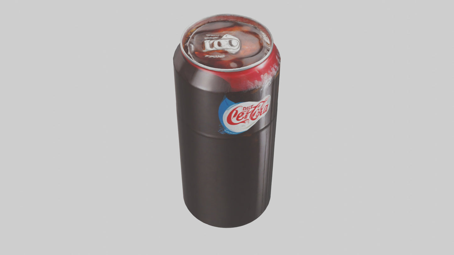 3D model Diet cola model VR / AR / low-poly
