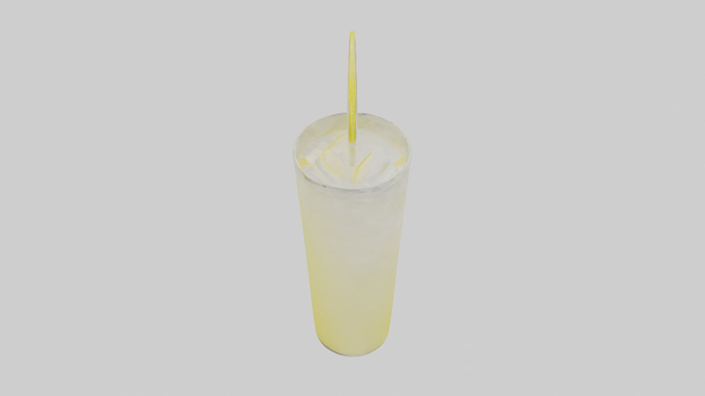 3D model Diet lemonade model VR / AR / low-poly