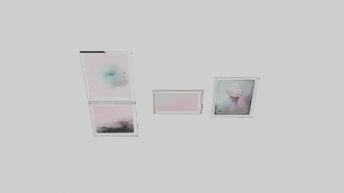 3D model Digital Art Wall Prints VR / AR / low-poly