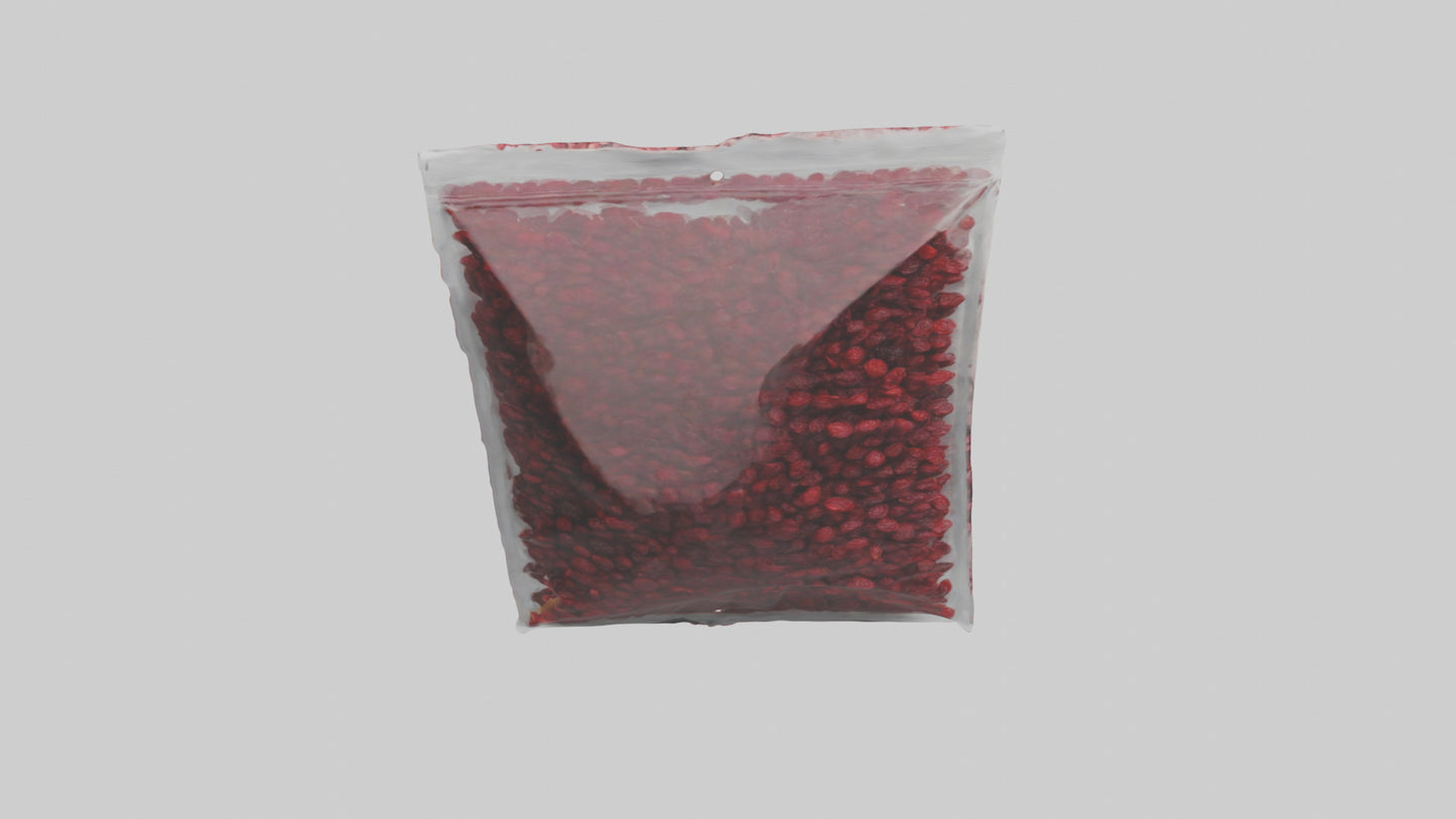 3D model Dried Cranberries Model VR / AR / low-poly