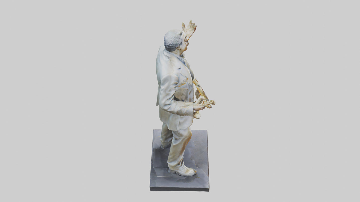 Duke Ellington statue model 3D model