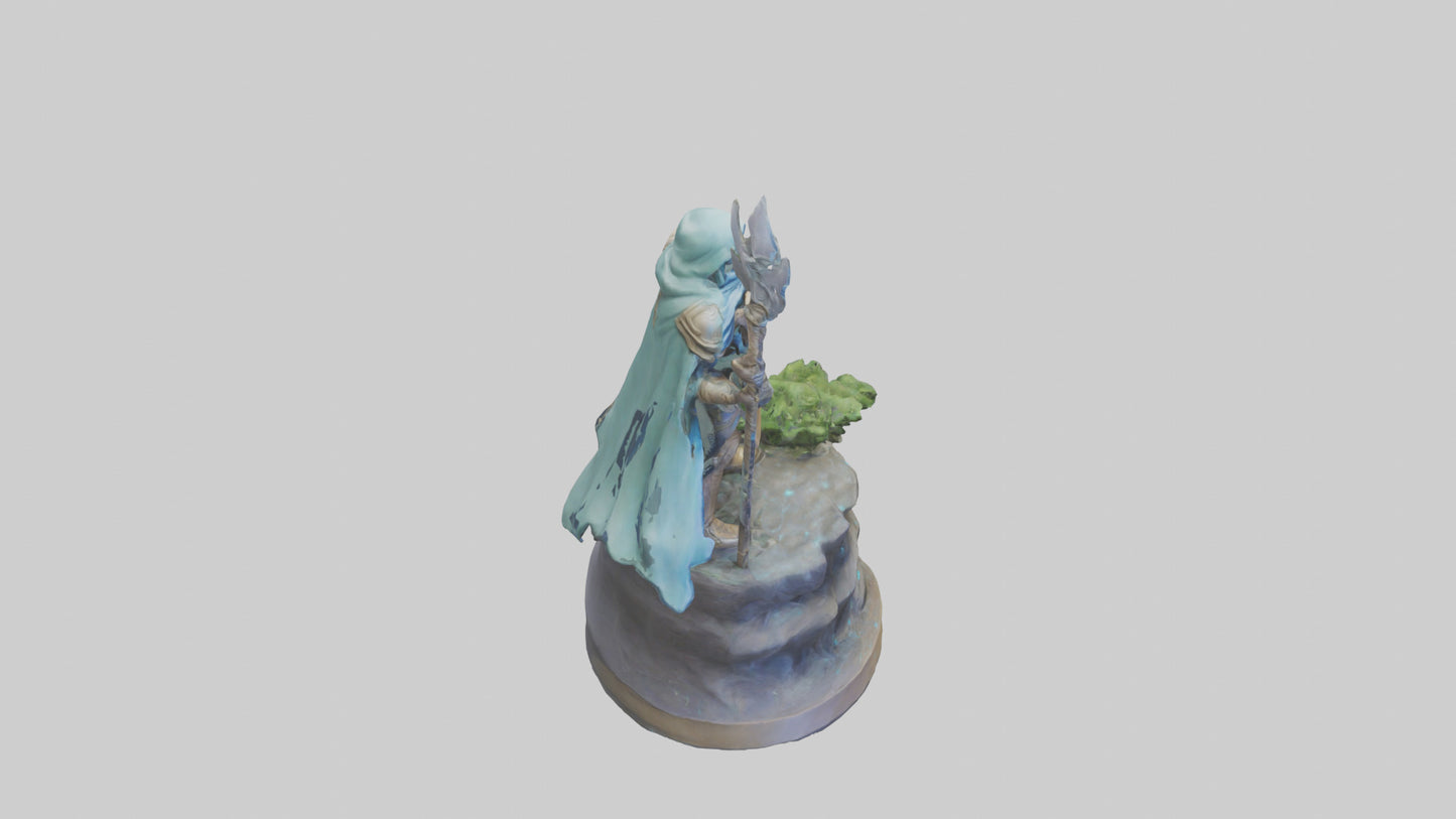 Earthkeeper Hero Statue model 3D model