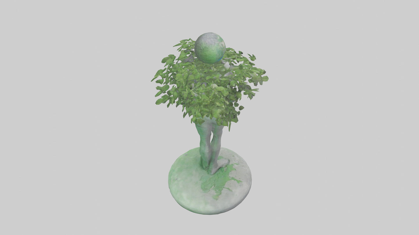 EcoResilience Statue model 3D model