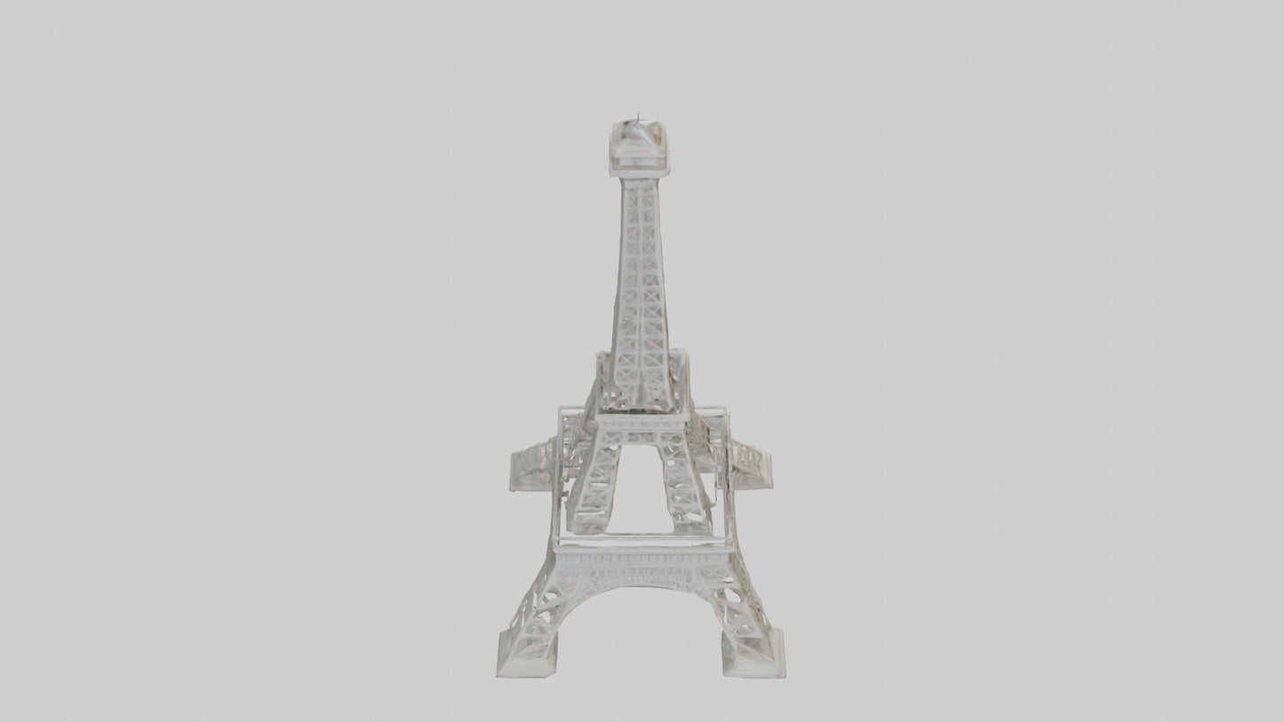 Eiffel Tower mini model VR / AR / low-poly