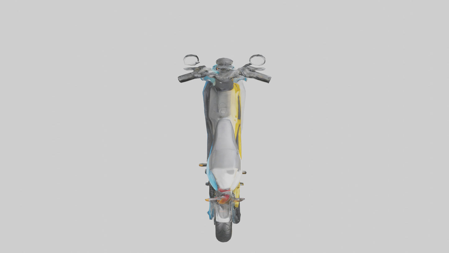 Electric Motorbike model 3D model