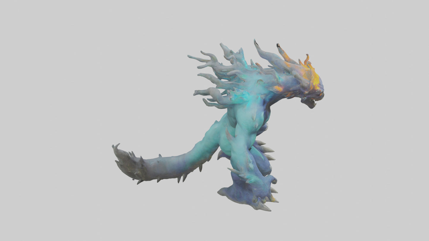 Elemental Monster model 3D model