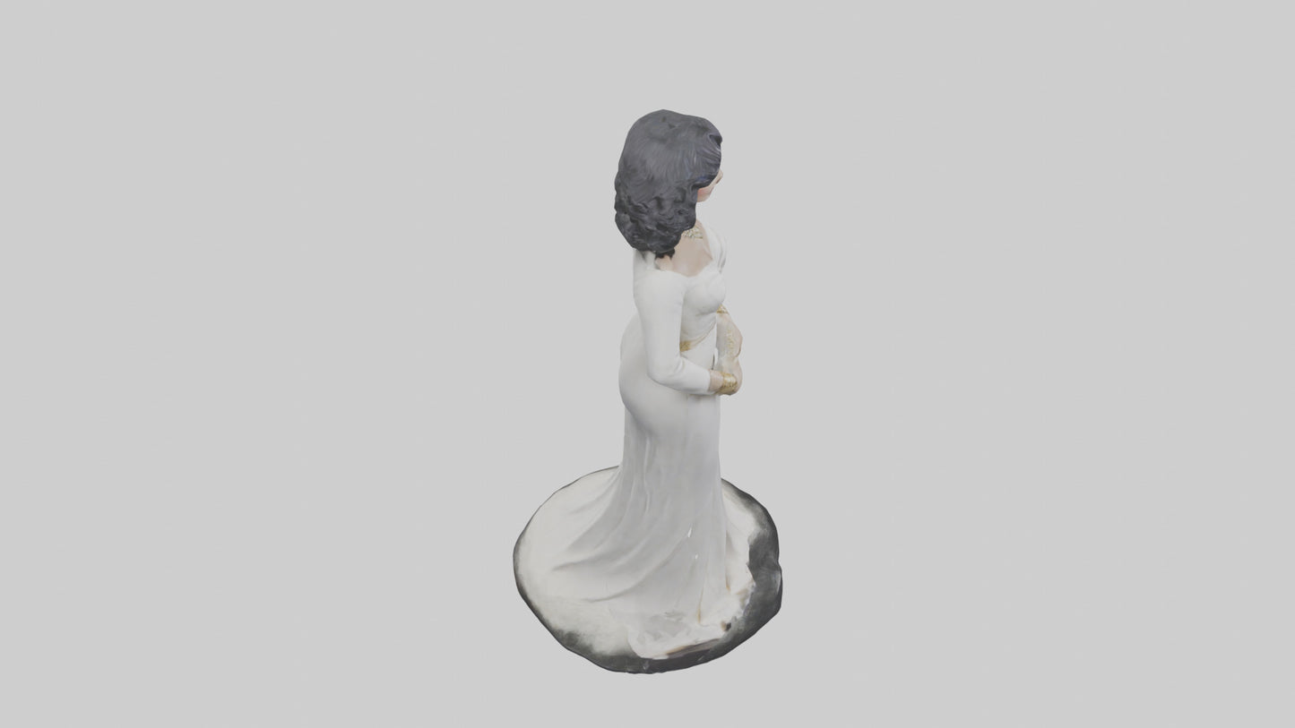 Elizabeth Taylor statue model 3D model
