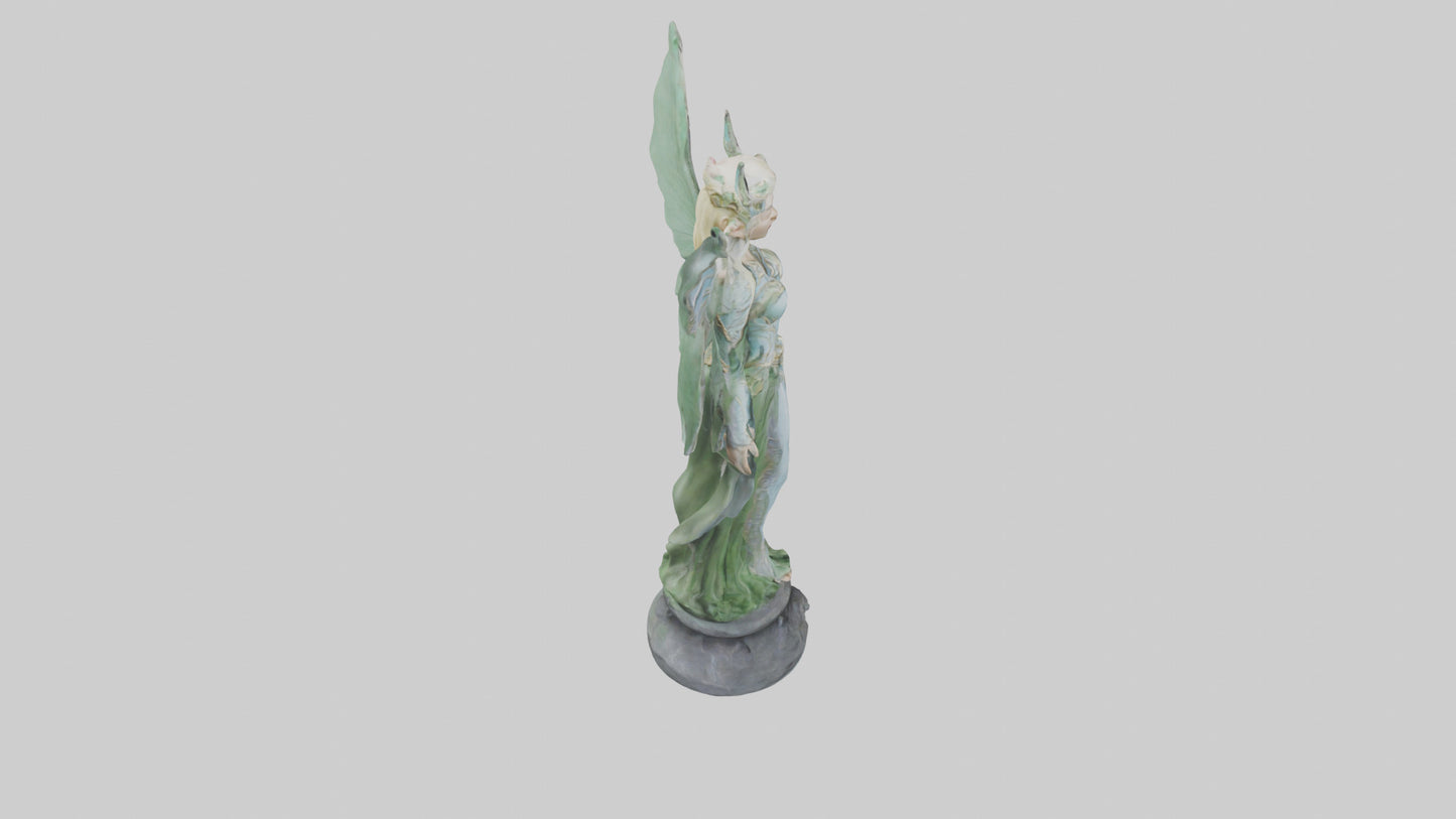 Elven Princess statue model 3D model