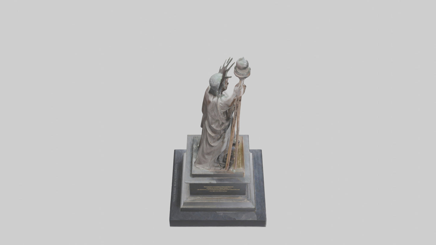 Emancipation Memorial statue model 3D model