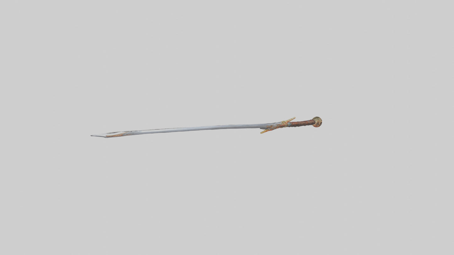 3D model Ember Sword model VR / AR / low-poly