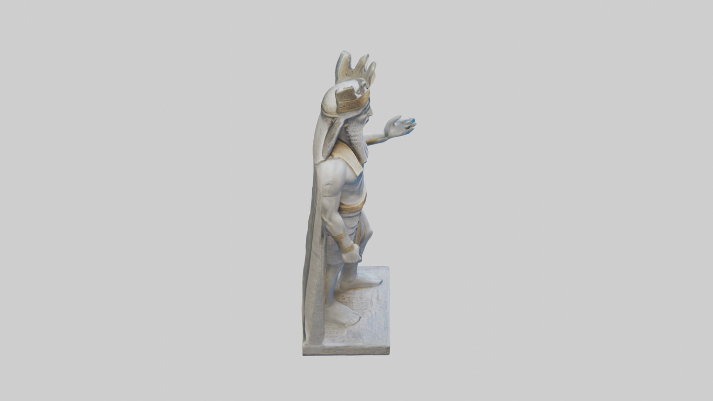 3D model Enlil statue model VR / AR / low-poly